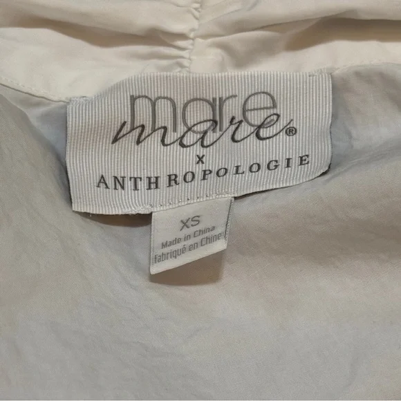 Anthropologie Mare Mare White Puff Sleeve Blouse with Oversized Bow - Picture 10 of 15